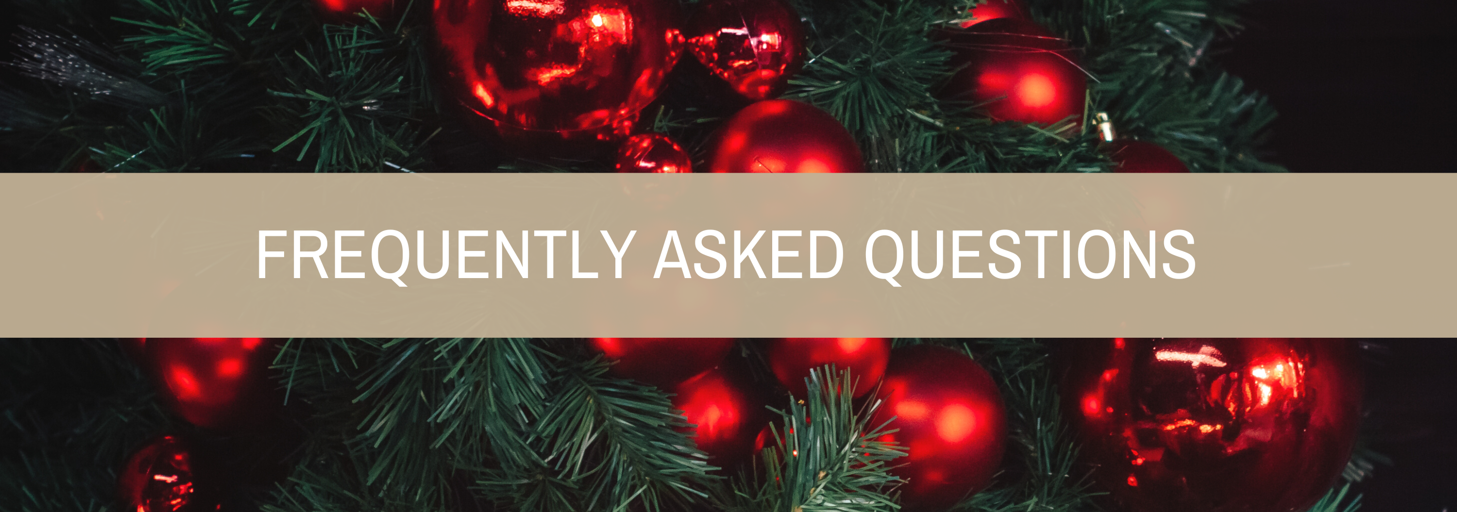 Advent Conspiracy - Frequently Asked Questions